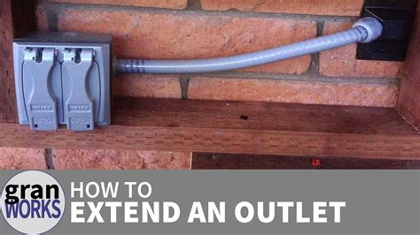 how to install electrical box extension|exterior electrical outlet box extender.